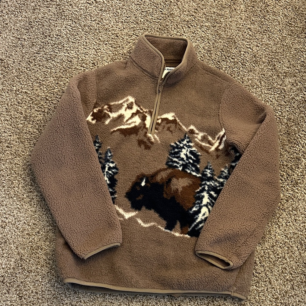 Old Navy Bison Fleece Pullover